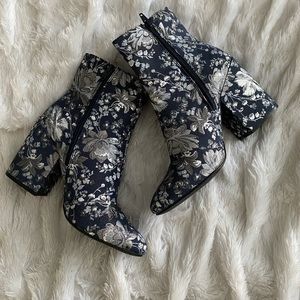 Merona floral print boots